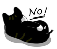Bibi cat have a runny nose. One sticker #12973338