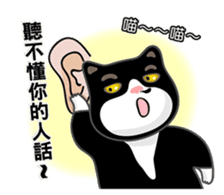 Bibi cat have a runny nose. One sticker #12973353