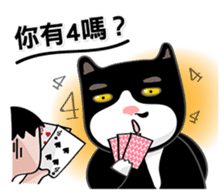 Bibi cat have a runny nose. One sticker #12973365