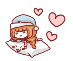 Pillow diary sticker #12973979