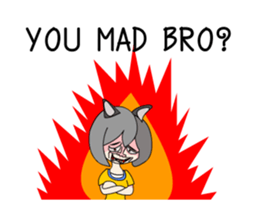 GAMING GIRL sticker #12974326