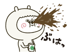 fool alpaca moved! sticker #12975084