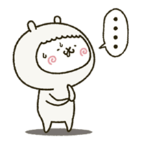 fool alpaca moved! sticker #12975085