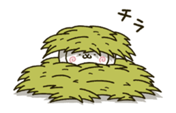 fool alpaca moved! sticker #12975093