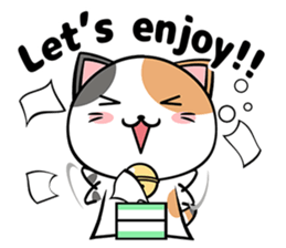 Daily life of the kitten sticker #12975143