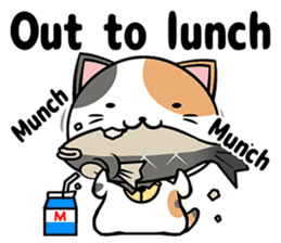 Daily life of the kitten sticker #12975168