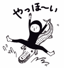 KURO`s poker-faced world sticker #12975609