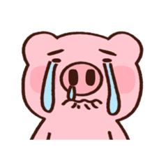 hodor pig animated by Takashi Sugisaka sticker #12975763