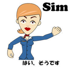 Francisca bilingual Brazilian sticker #12975879