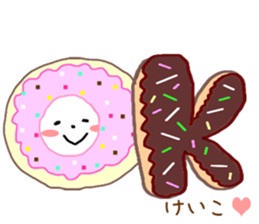 Name Sticker keiko can be used sticker #12976766