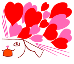 White cat "shiromaru" 1 sticker #12978771