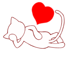 White cat "shiromaru" 1 sticker #12978789