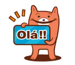 Orange Bear[Portuguese Version] sticker #12978841