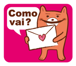 Orange Bear[Portuguese Version] sticker #12978861