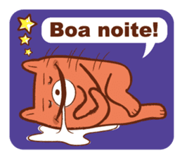Orange Bear[Portuguese Version] sticker #12978873
