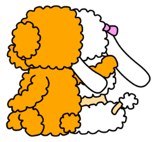 JIN-JIN Poodle Life (4th) sticker #12979023