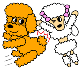 JIN-JIN Poodle Life (4th) sticker #12979024