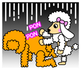 JIN-JIN Poodle Life (4th) sticker #12979028