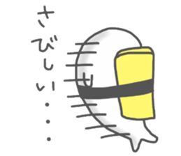 sushi & seal 3 sticker #12979148