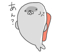 sushi & seal 3 sticker #12979150