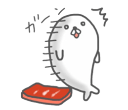 sushi & seal 3 sticker #12979155