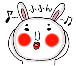 MARO rabbit three times sticker #12979767