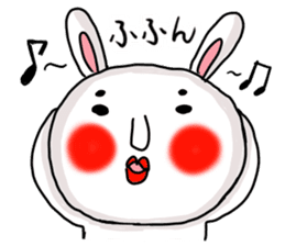 MARO rabbit three times sticker #12979767