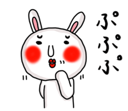 MARO rabbit three times sticker #12979768