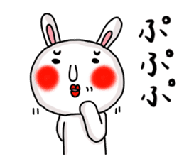 MARO rabbit three times sticker #12979768