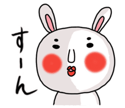 MARO rabbit three times sticker #12979791