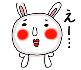 MARO rabbit three times sticker #12979792