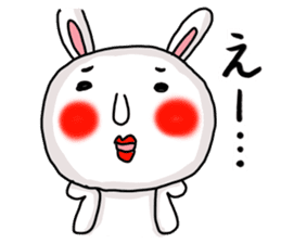 MARO rabbit three times sticker #12979792