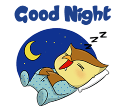 Mr. Owricky, the business owl sticker #12979814