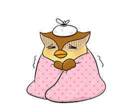 Mr. Owricky, the business owl sticker #12979832