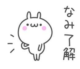 NAMI's basic pack,cute rabbit sticker #12980566
