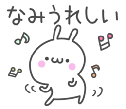 NAMI's basic pack,cute rabbit sticker #12980575