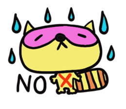 Strange raccoon2 sticker #12980639