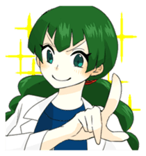 Cute Moe School Girls and Teachers sticker #12980935