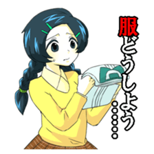 Cute Moe School Girls and Teachers sticker #12980945