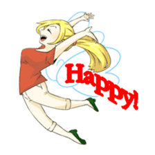 Cute Moe School Girls and Teachers sticker #12980950