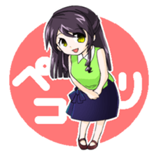 Cute Moe School Girls and Teachers sticker #12980951