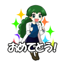 Cute Moe School Girls and Teachers sticker #12980952