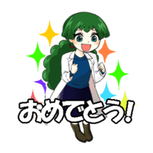 Cute Moe School Girls and Teachers sticker #12980952