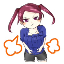 Cute Moe School Girls and Teachers sticker #12980954