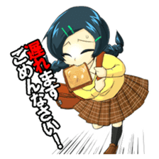Cute Moe School Girls and Teachers sticker #12980956