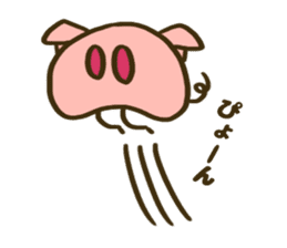 Nose of the pig sticker #12981038