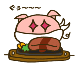 Nose of the pig sticker #12981043