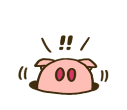 Nose of the pig sticker #12981046