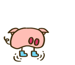 Nose of the pig sticker #12981056