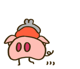 Nose of the pig sticker #12981057